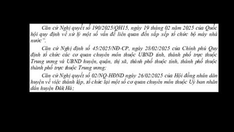 Ban hành Quy định về chức năng, nhiệm vụ, quyền hạn và tổ chức bộ máy của Phòng Văn hóa, Khoa học và Thông tin huyện Đăk Hà