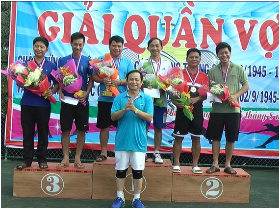 Giải quần vợt huyện Đăk Hà tổ chức năm 2018