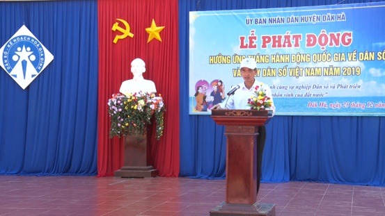 Đăk Hà - Phát động hưởng ứng Tháng hành động dân số và ngày dân số Việt Nam năm 2019