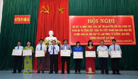 Đăk Hà: Đẩy mạnh giáo dục đạo đức theo tư tưởng Hồ Chí Minh cho cán bộ, đảng viên