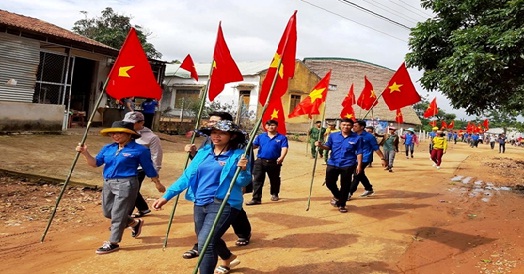 Huyện Đoàn Đăk Hà ra quân chiến dịch Thanh niên tình nguyện hè