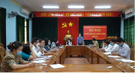 Hội nghị CBCC người lao động Văn phòng HĐND-UBND huyện Đăk Hà