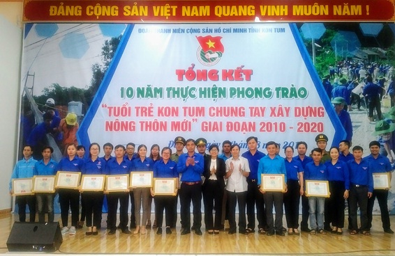 Tổng kết 10 năm thực hiện phong trào “Tuổi trẻ Kon Tum chung tay xây dựng nông thôn mới” giai đoạn 2010 – 2020